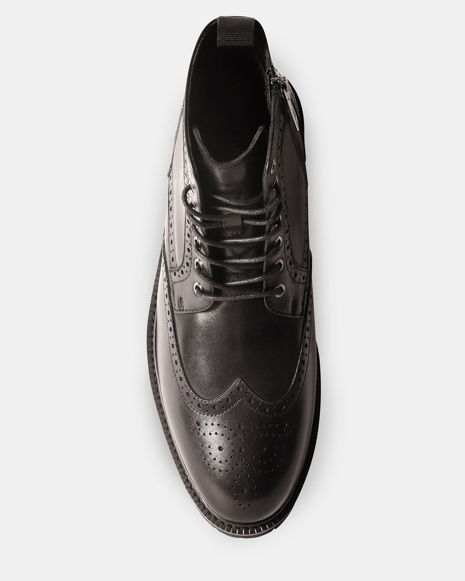 SANTOS BLACK LEATHER - Men's Shoes - Steve Madden Canada