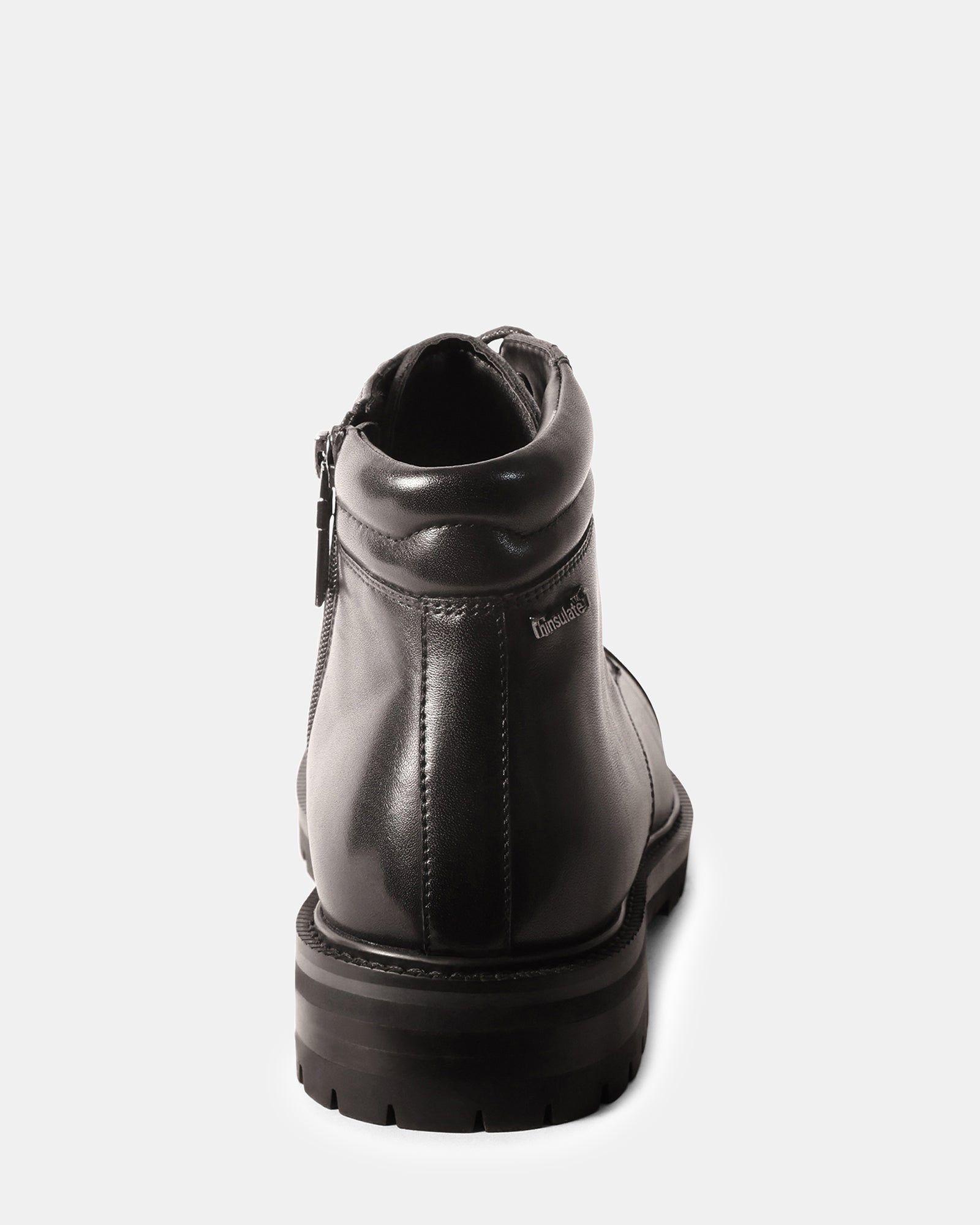 SERGIO BLACK LEATHER - Men's Shoes - Steve Madden Canada
