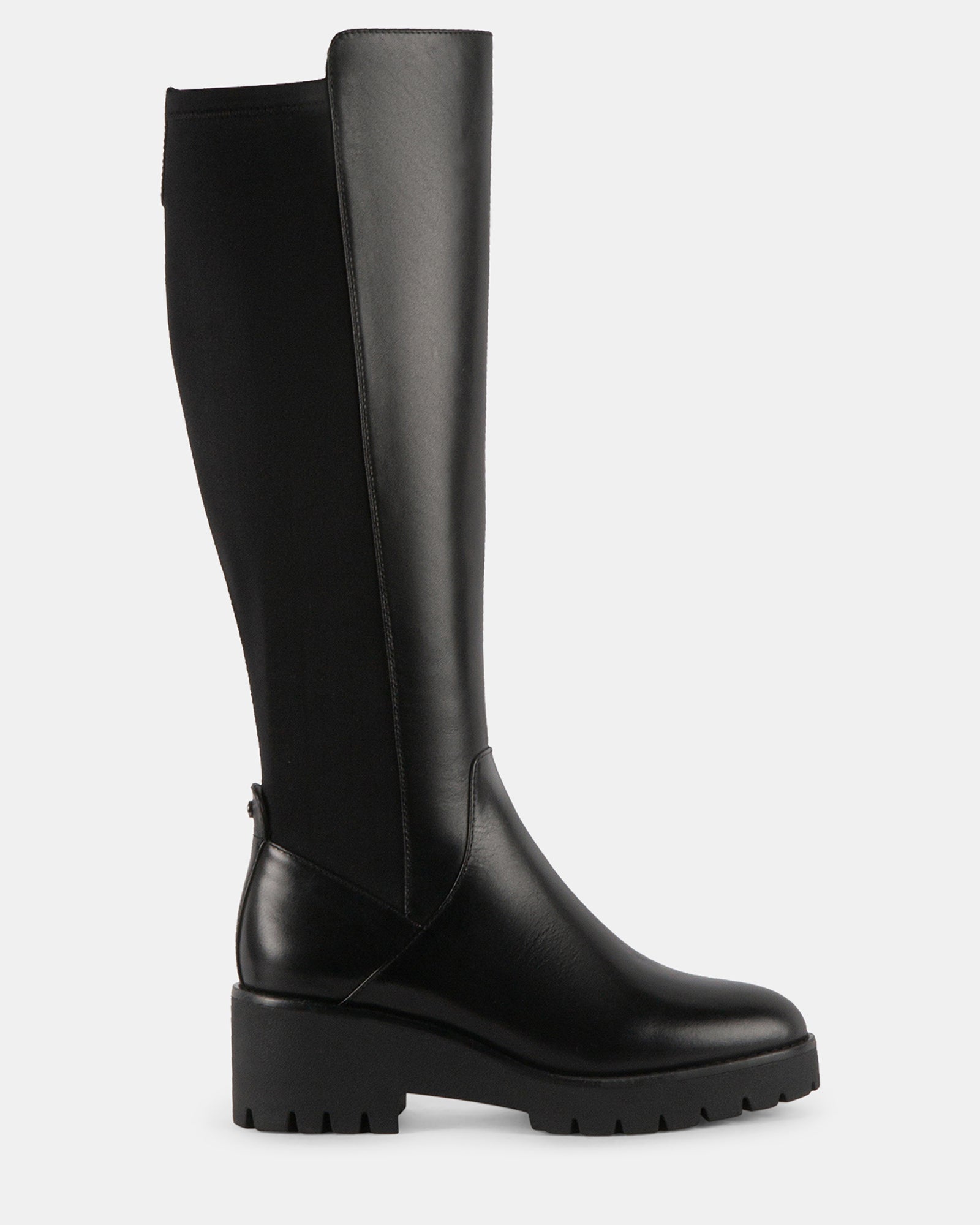 JAZLYNN BLACK LEATHER - Women's Shoes - Steve Madden Canada