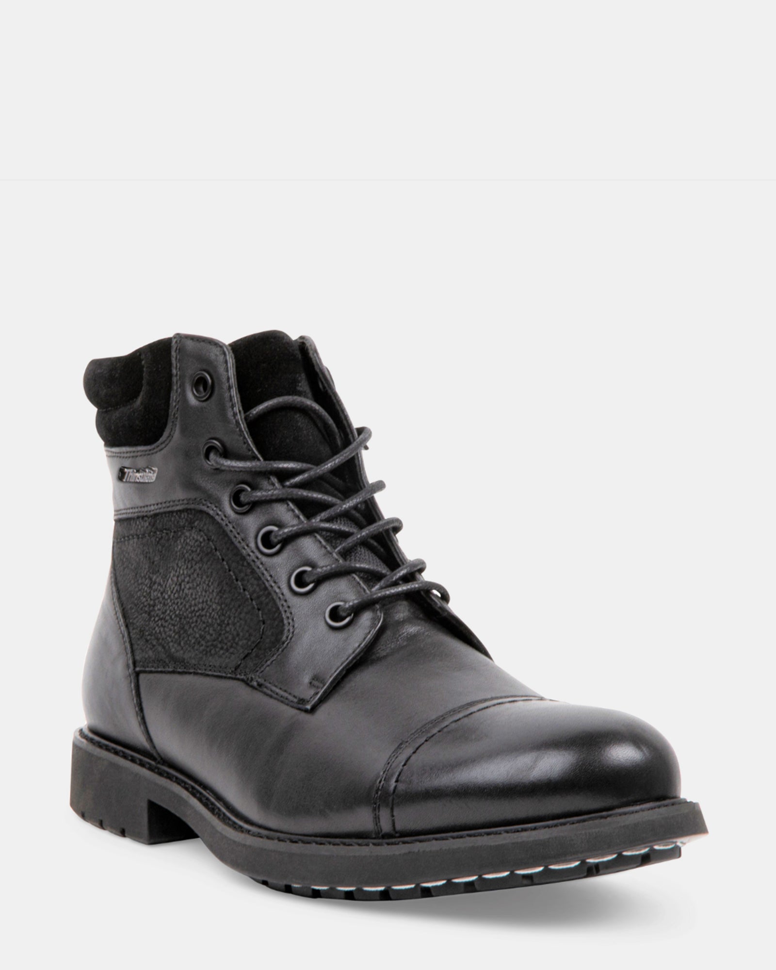 DARIN BLACK LEATHER - Men's Shoes - Steve Madden Canada