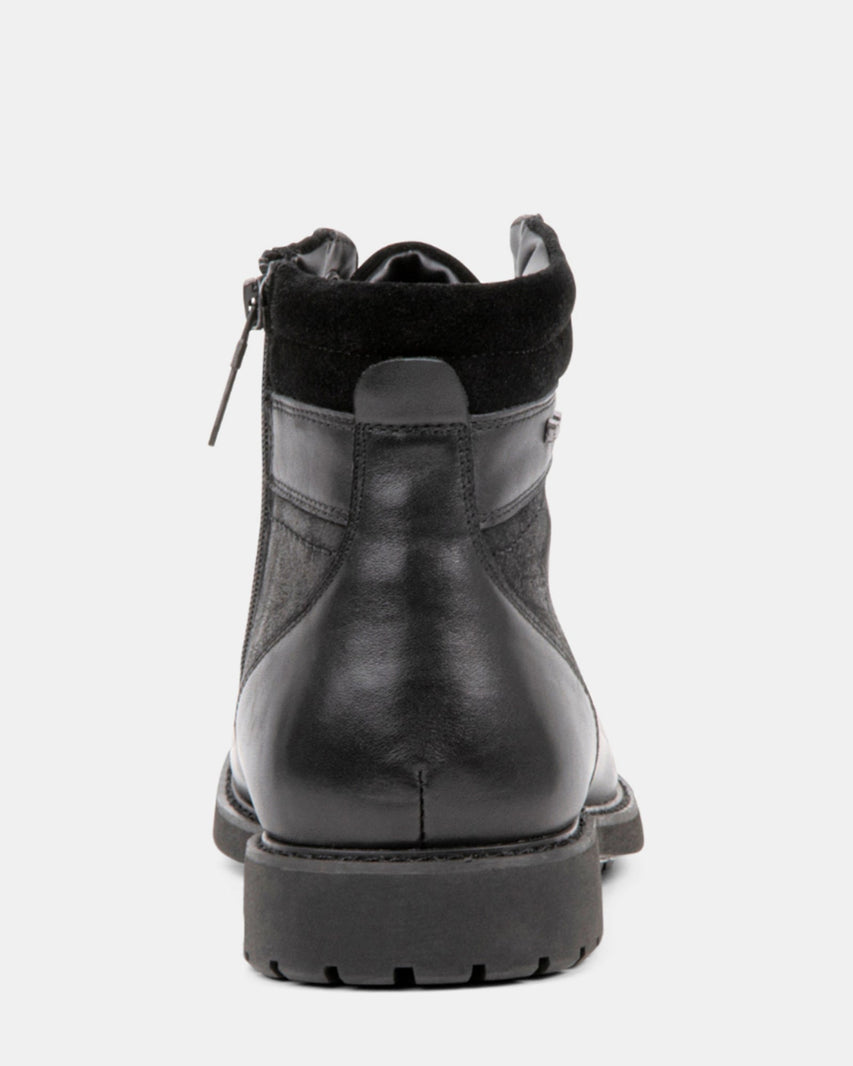 DARIN BLACK LEATHER - Men's Shoes - Steve Madden Canada