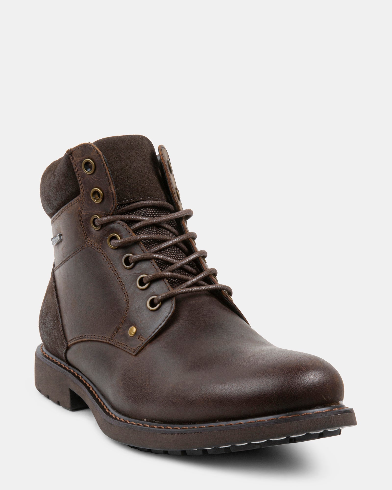 DAWNCH BROWN LEATHER - Men's Shoes - Steve Madden Canada