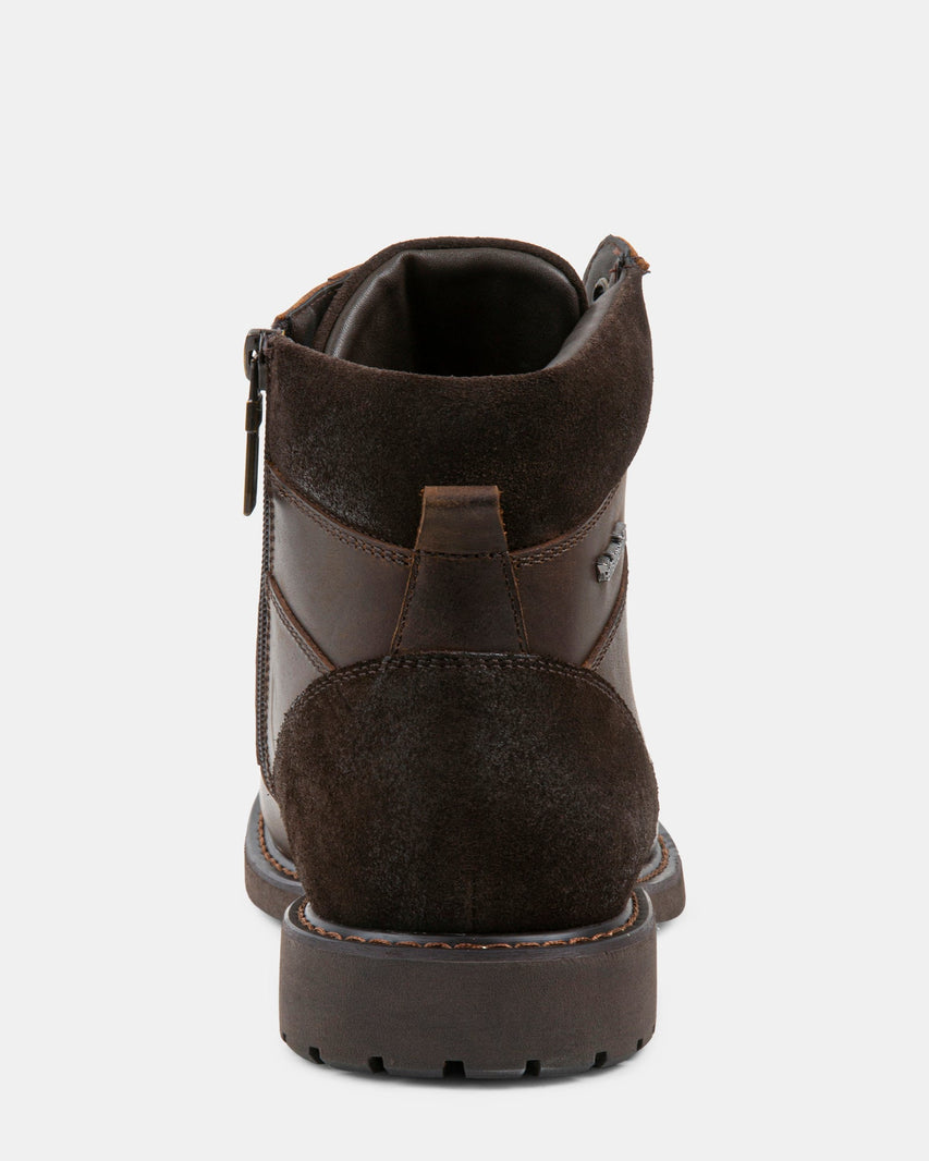 DAWNCH BROWN LEATHER - Men's Shoes - Steve Madden Canada