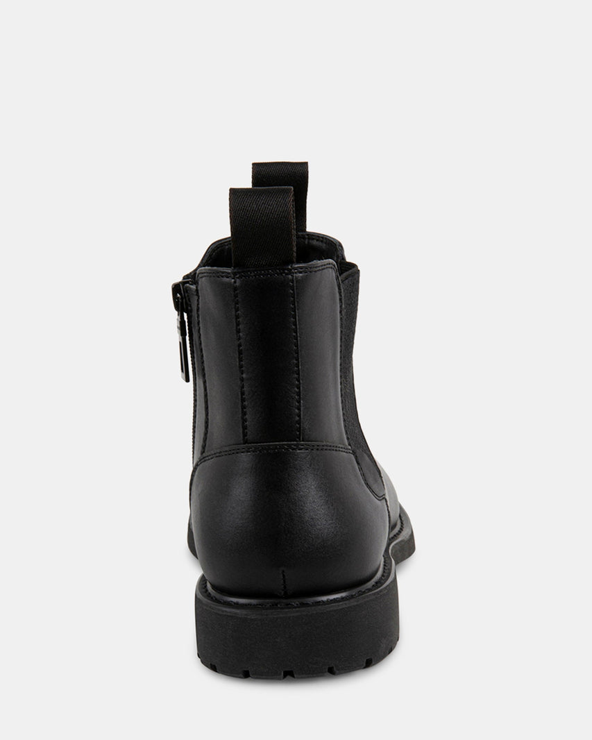 DEVLAN BLACK LEATHER - Men's Shoes - Steve Madden Canada