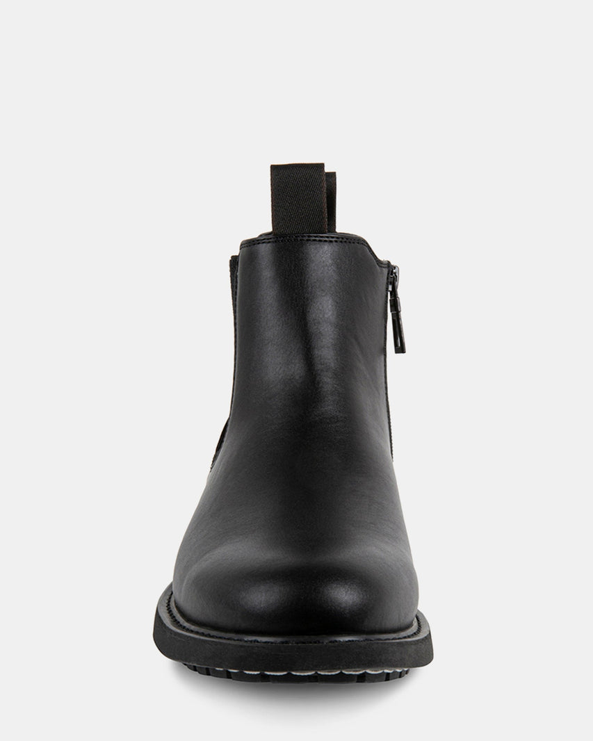 DEVLAN BLACK LEATHER - Men's Shoes - Steve Madden Canada