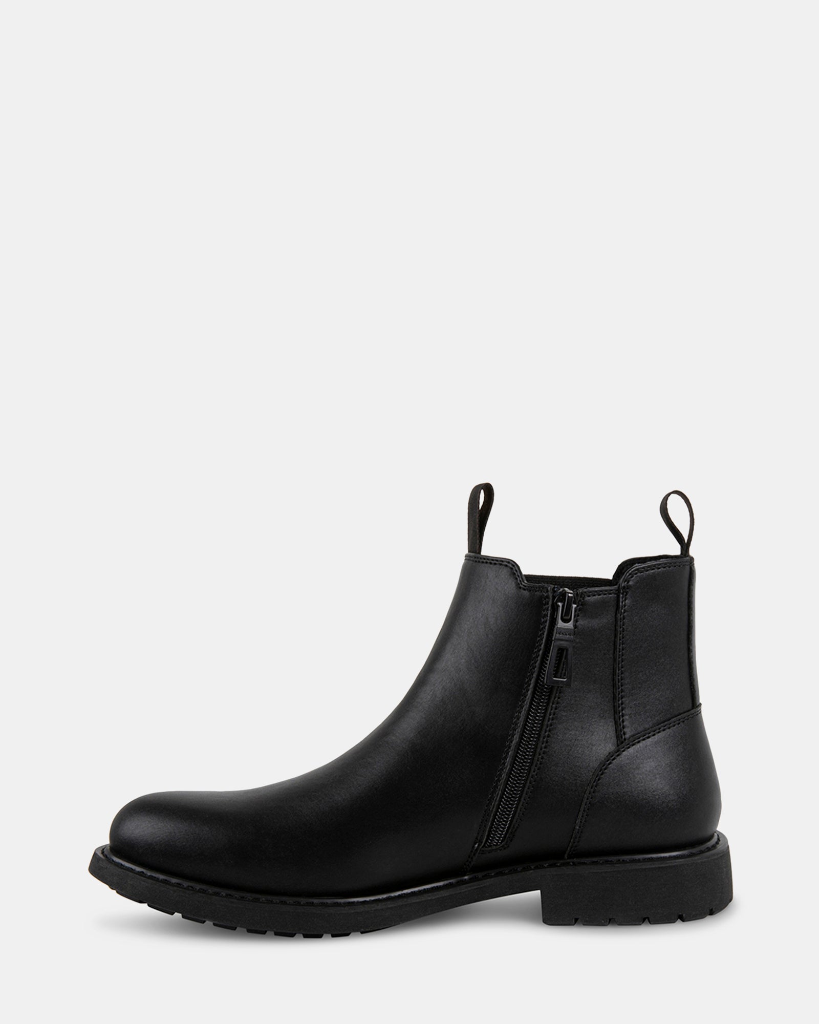 DEVLAN BLACK LEATHER - Men's Shoes - Steve Madden Canada