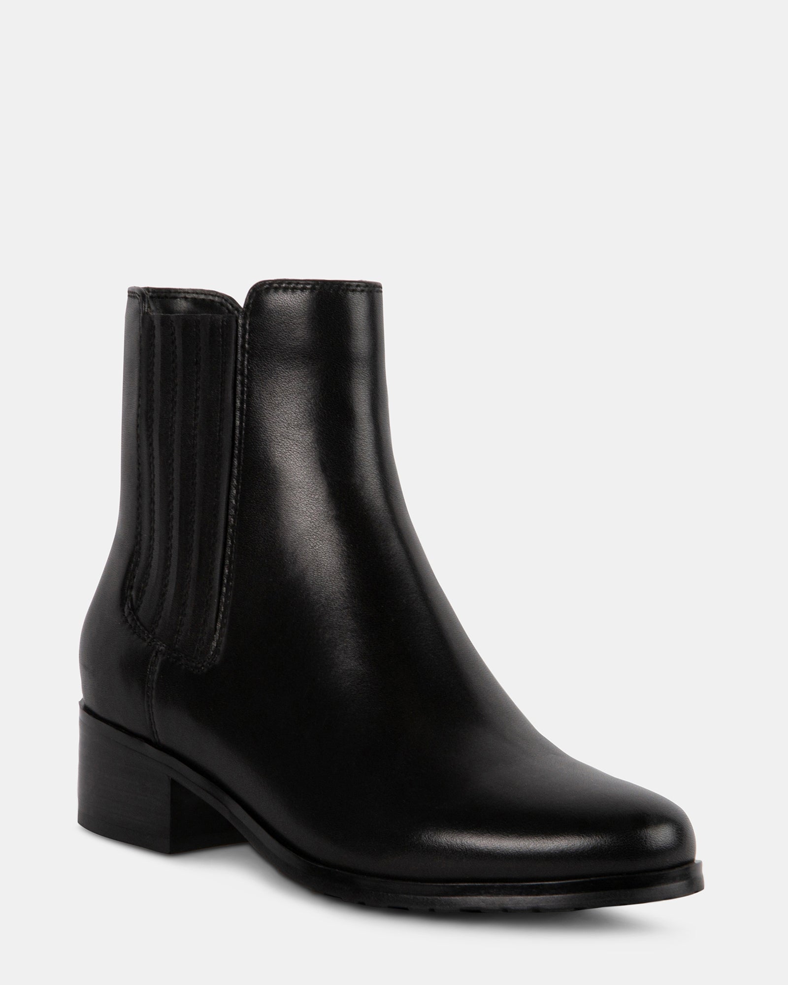 GISELE BLACK LEATHER - Women's Shoes - Steve Madden Canada