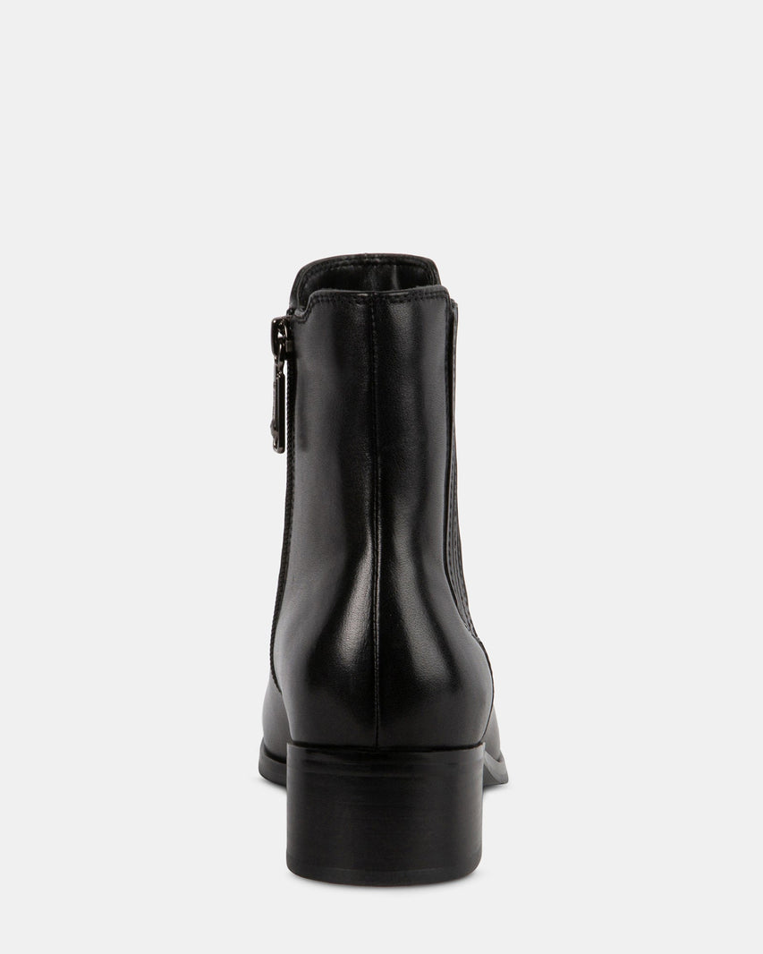 GISELE BLACK LEATHER - Women's Shoes - Steve Madden Canada