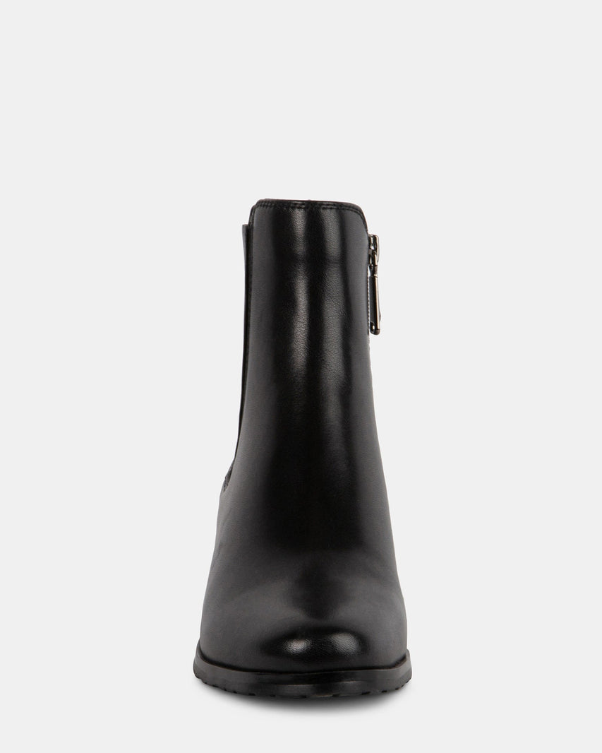 GISELE BLACK LEATHER - Women's Shoes - Steve Madden Canada