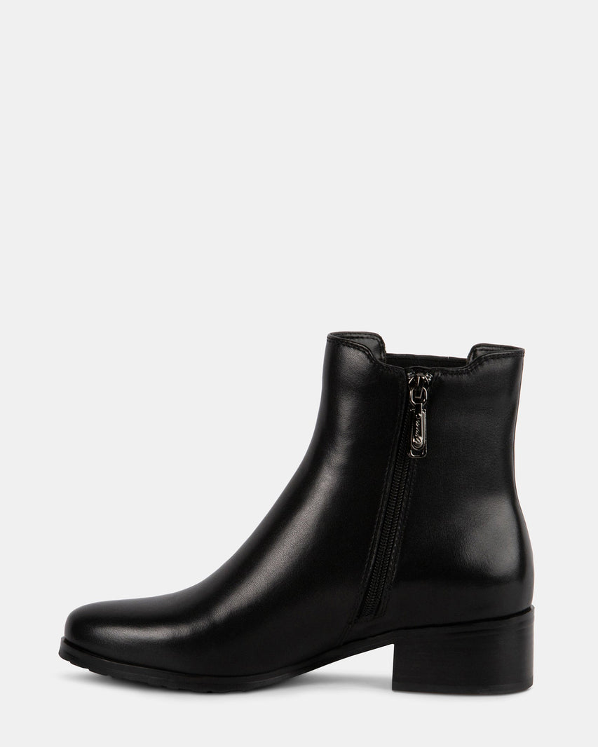 GISELE BLACK LEATHER - Women's Shoes - Steve Madden Canada