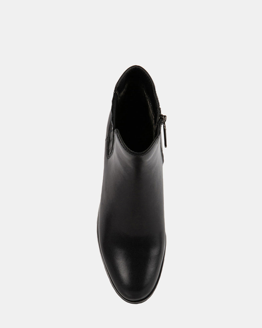 GISELE BLACK LEATHER - Women's Shoes - Steve Madden Canada
