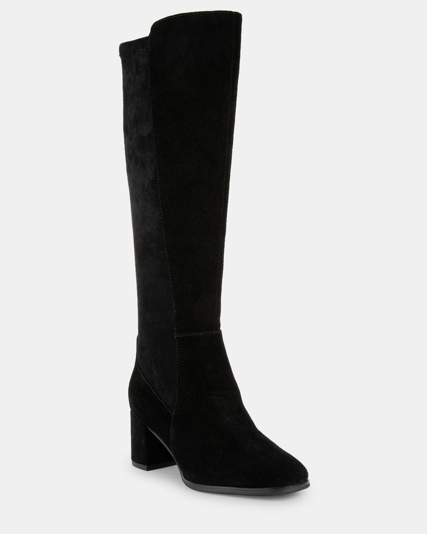 JOHANNA BLACK SUEDE - Women's Shoes - Steve Madden Canada