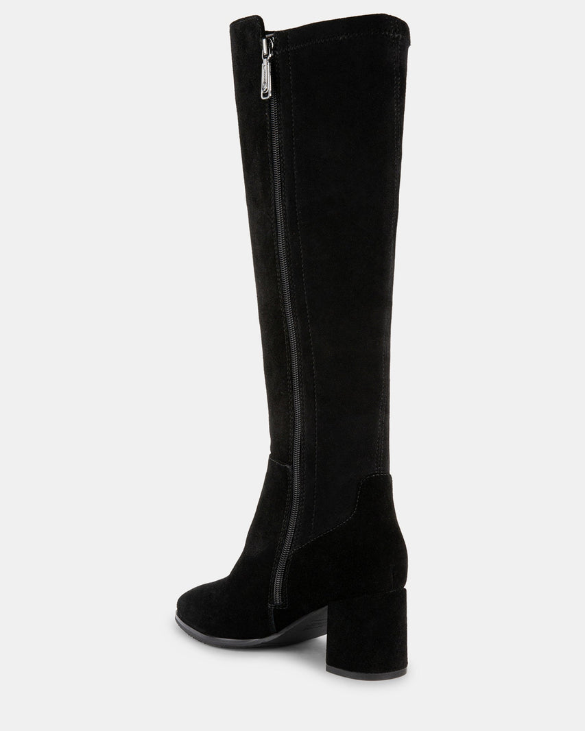 JOHANNA BLACK SUEDE - Women's Shoes - Steve Madden Canada