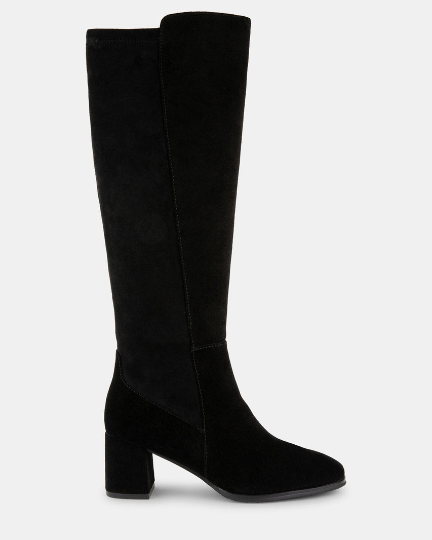 JOHANNA BLACK SUEDE - Women's Shoes - Steve Madden Canada