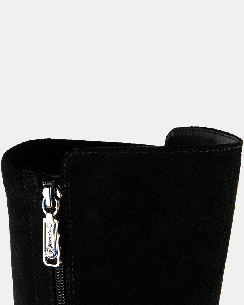 JOHANNA BLACK SUEDE - Women's Shoes - Steve Madden Canada