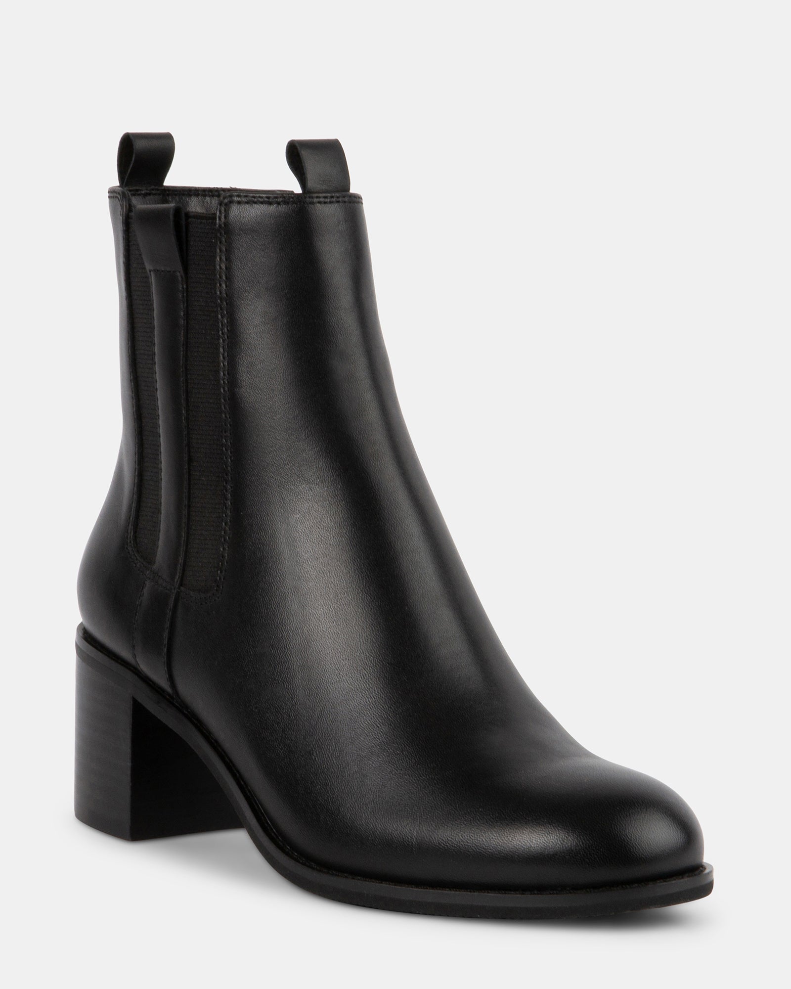 MALLORY BLACK LEATHER - Women's Shoes - Steve Madden Canada