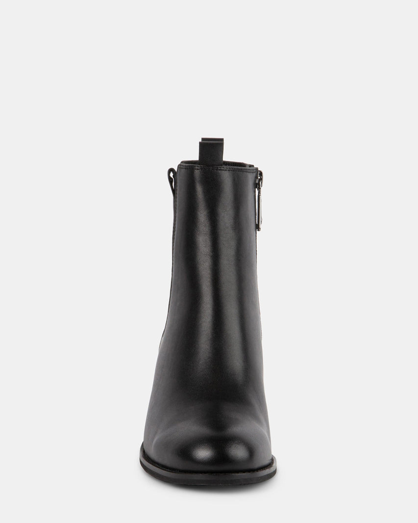 MALLORY BLACK LEATHER - Women's Shoes - Steve Madden Canada