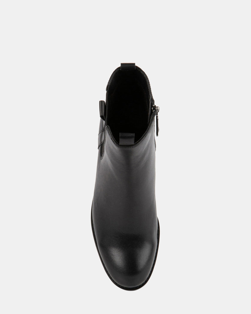 MALLORY BLACK LEATHER - Women's Shoes - Steve Madden Canada