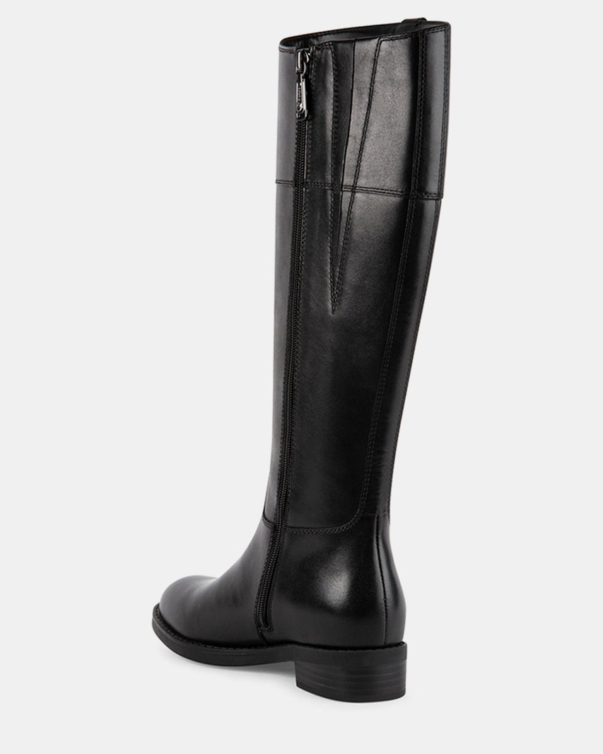 ERIN BLACK LEATHER - Women's Shoes - Steve Madden Canada