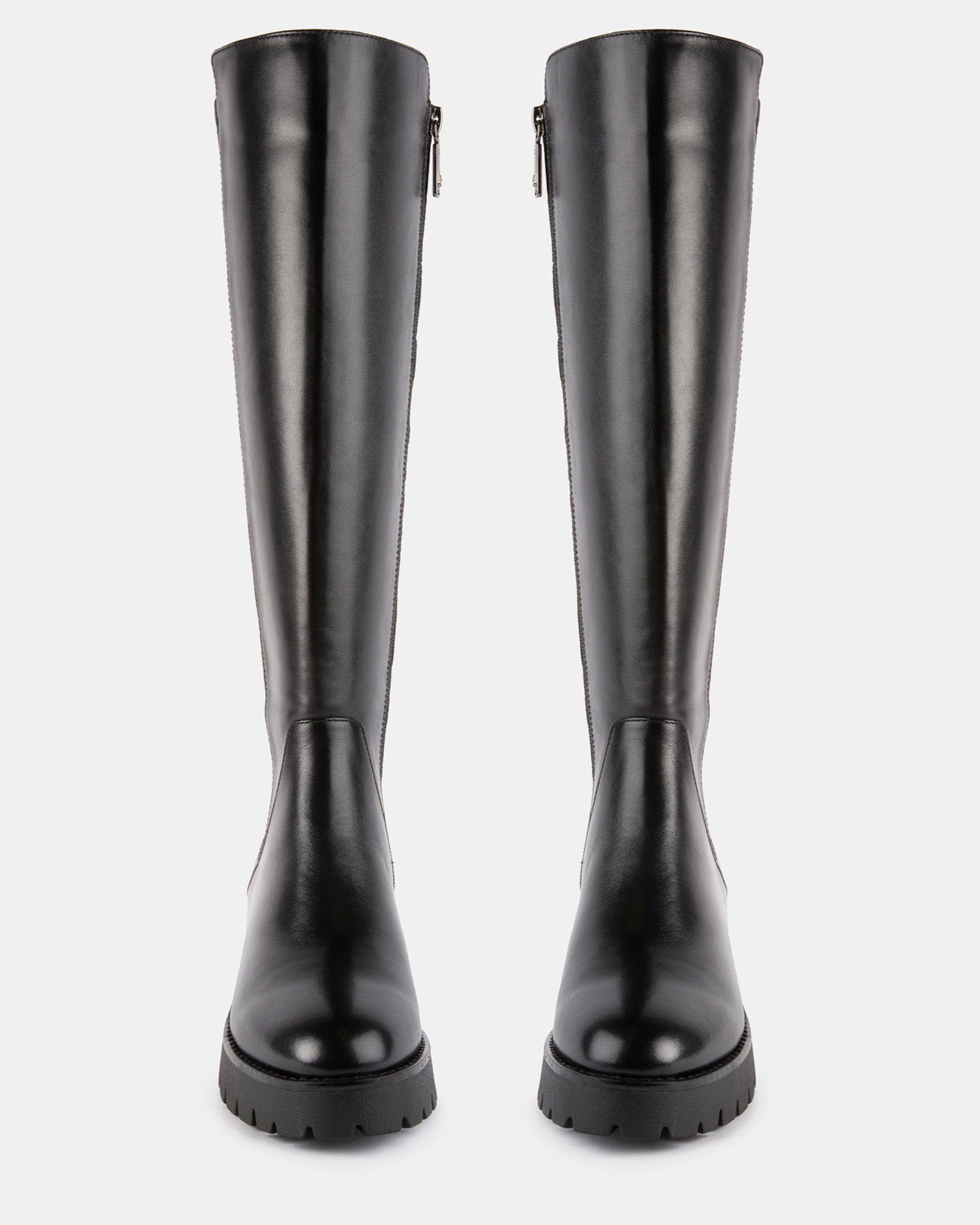 JAZLYNN BLACK LEATHER - Women's Shoes - Steve Madden Canada