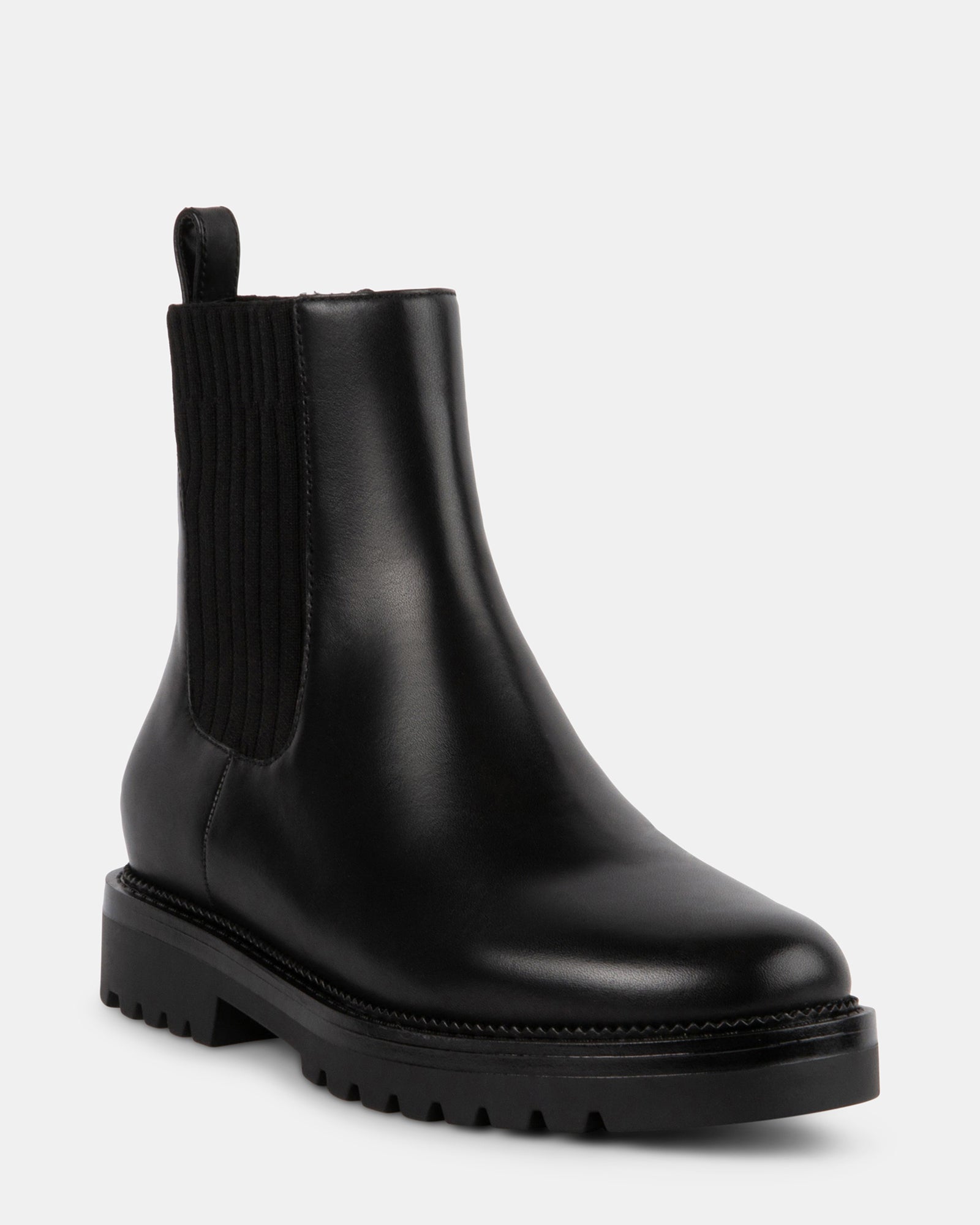 HAPPY BLACK LEATHER - Women's Shoes - Steve Madden Canada