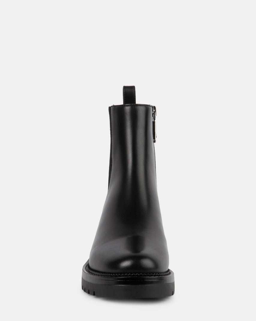 HAPPY BLACK LEATHER - Women's Shoes - Steve Madden Canada