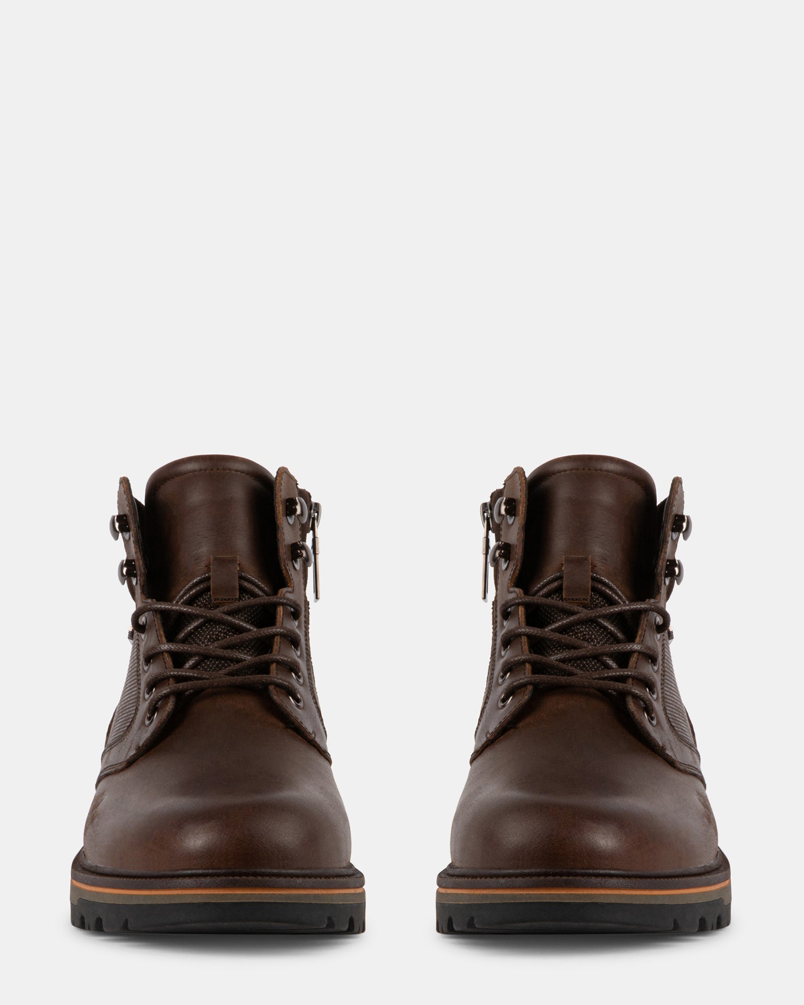 GABE BROWN LEATHER - Men's Shoes - Steve Madden Canada