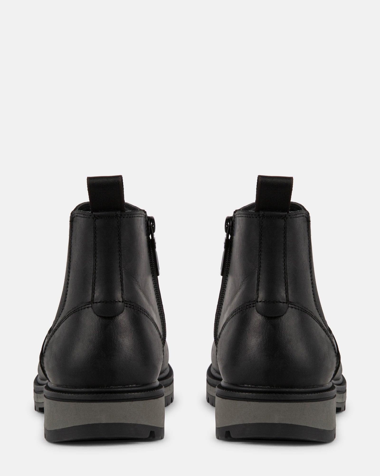GRANT BLACK LEATHER - Men's Shoes - Steve Madden Canada