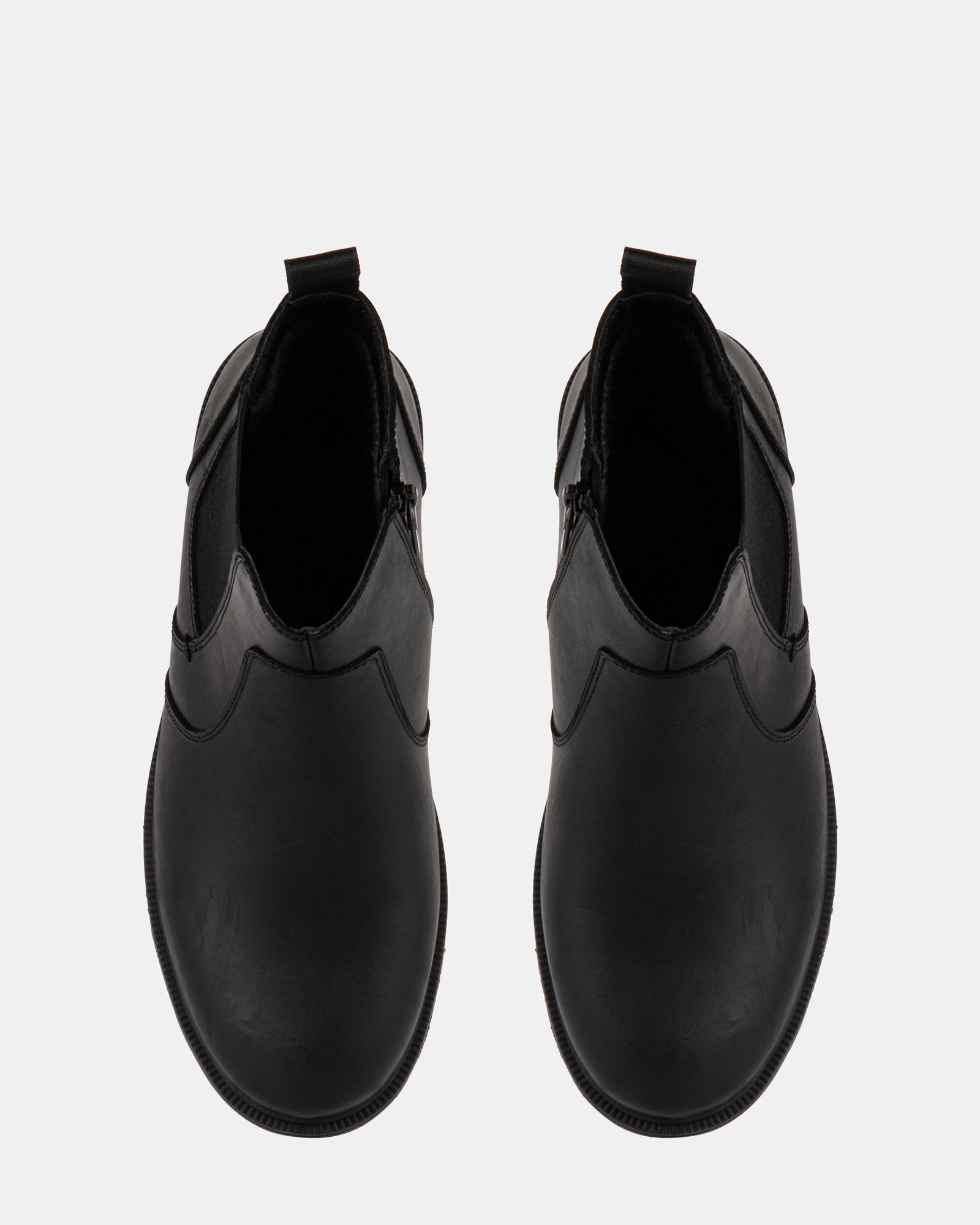 GRANT BLACK LEATHER - Men's Shoes - Steve Madden Canada