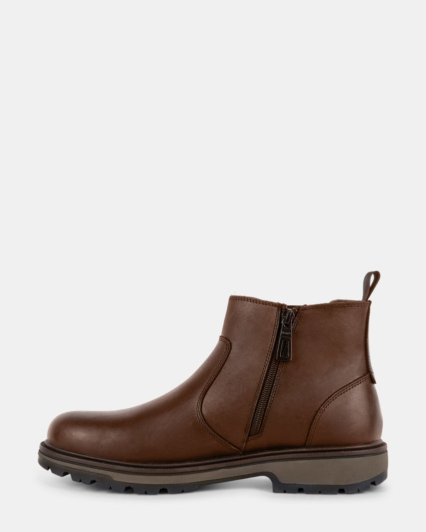 GRANT BROWN LEATHER - Men's Shoes - Steve Madden Canada