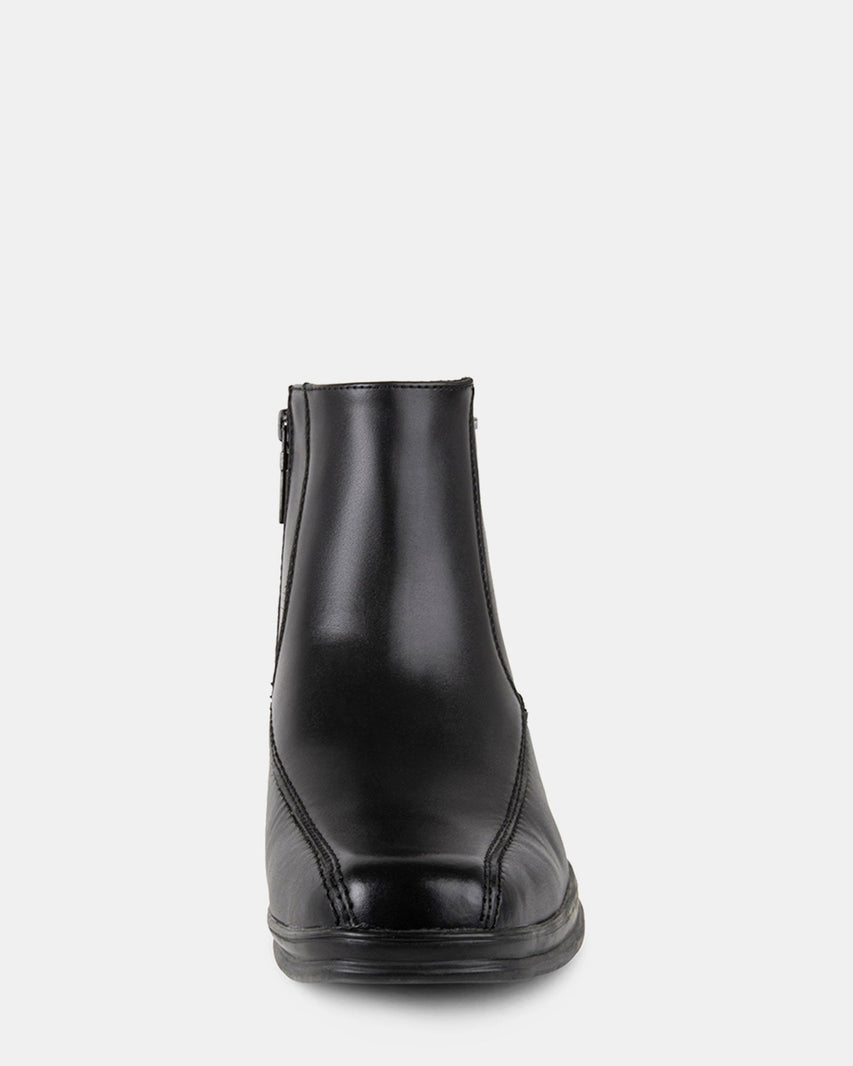 MYLESS BLACK LEATHER - Men's Shoes - Steve Madden Canada
