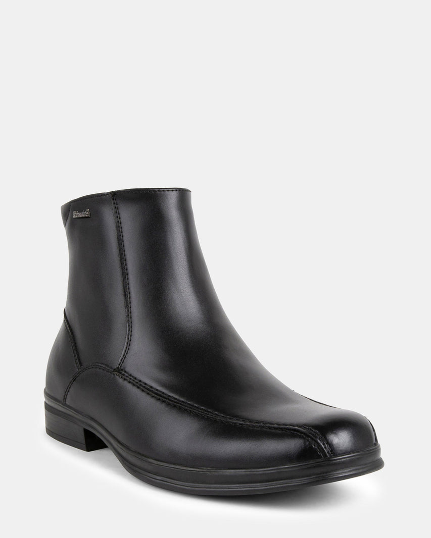 MYLESS BLACK LEATHER - Men's Shoes - Steve Madden Canada