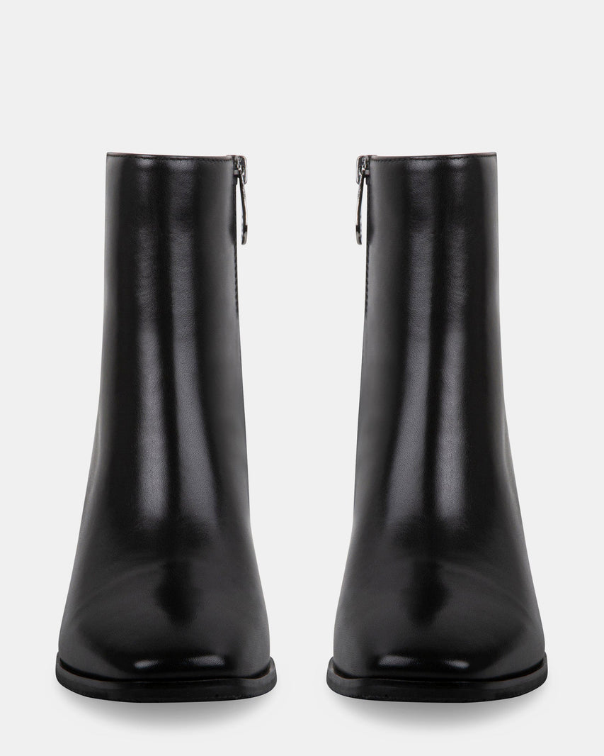 JOLENEE BLACK LEATHER - Women's Shoes - Steve Madden Canada