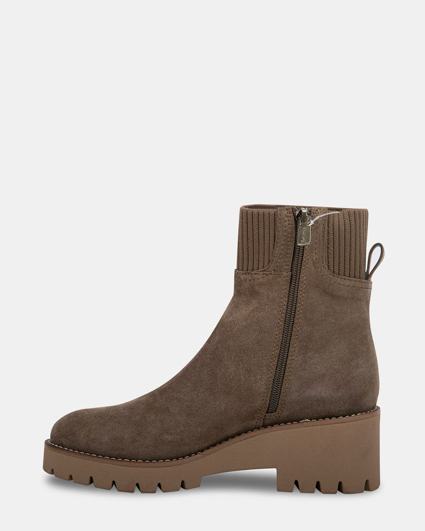 DELTA TAUPE SUEDE - Women's Shoes - Steve Madden Canada