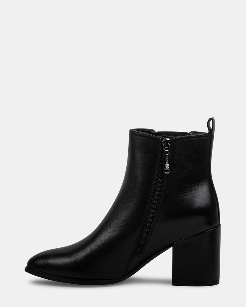 FILOMENA BLACK LEATHER - Women's Shoes - Steve Madden Canada