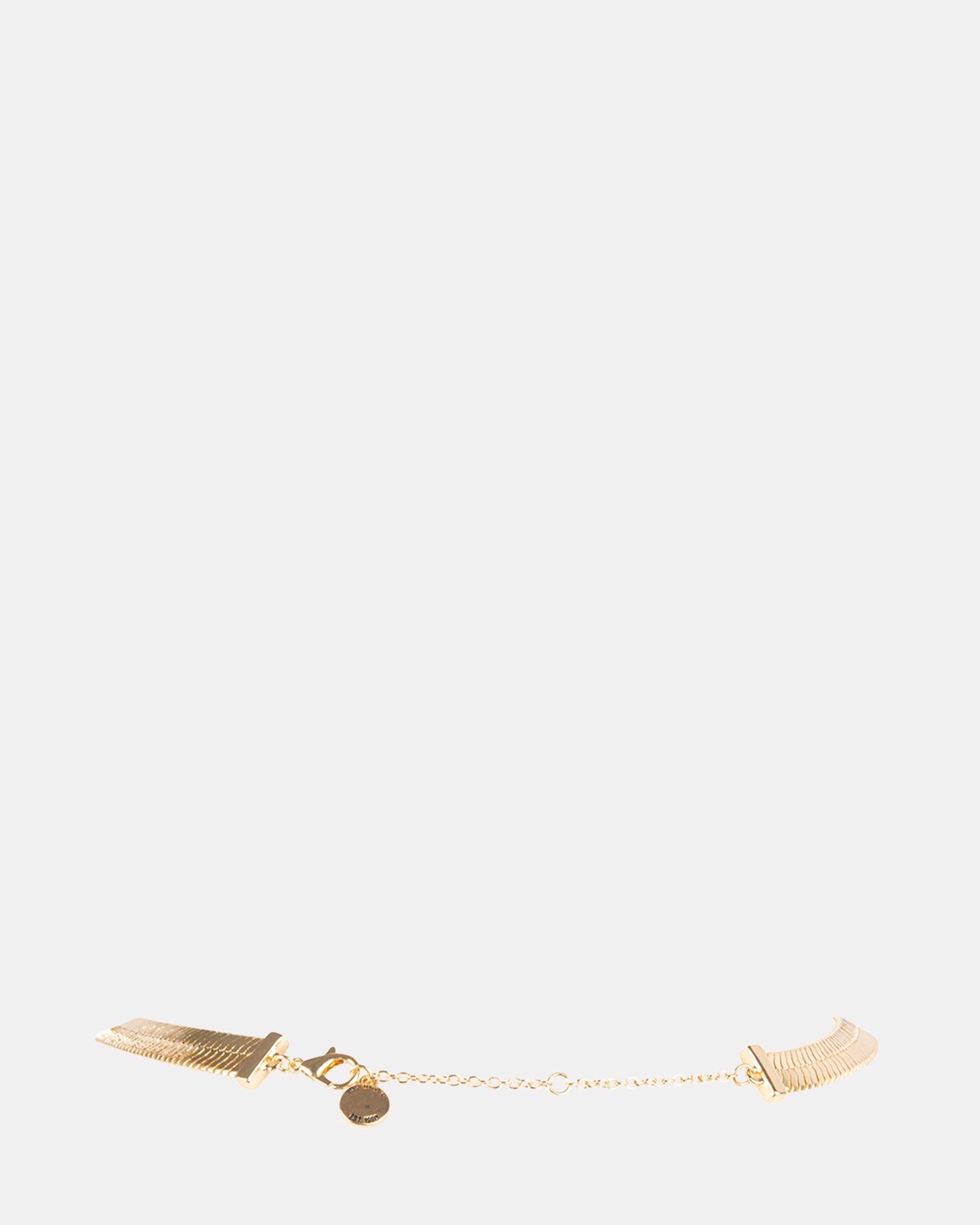 HERRINGBONE THICK CHAIN NECKLACE GOLD - Jewelry - Steve Madden Canada