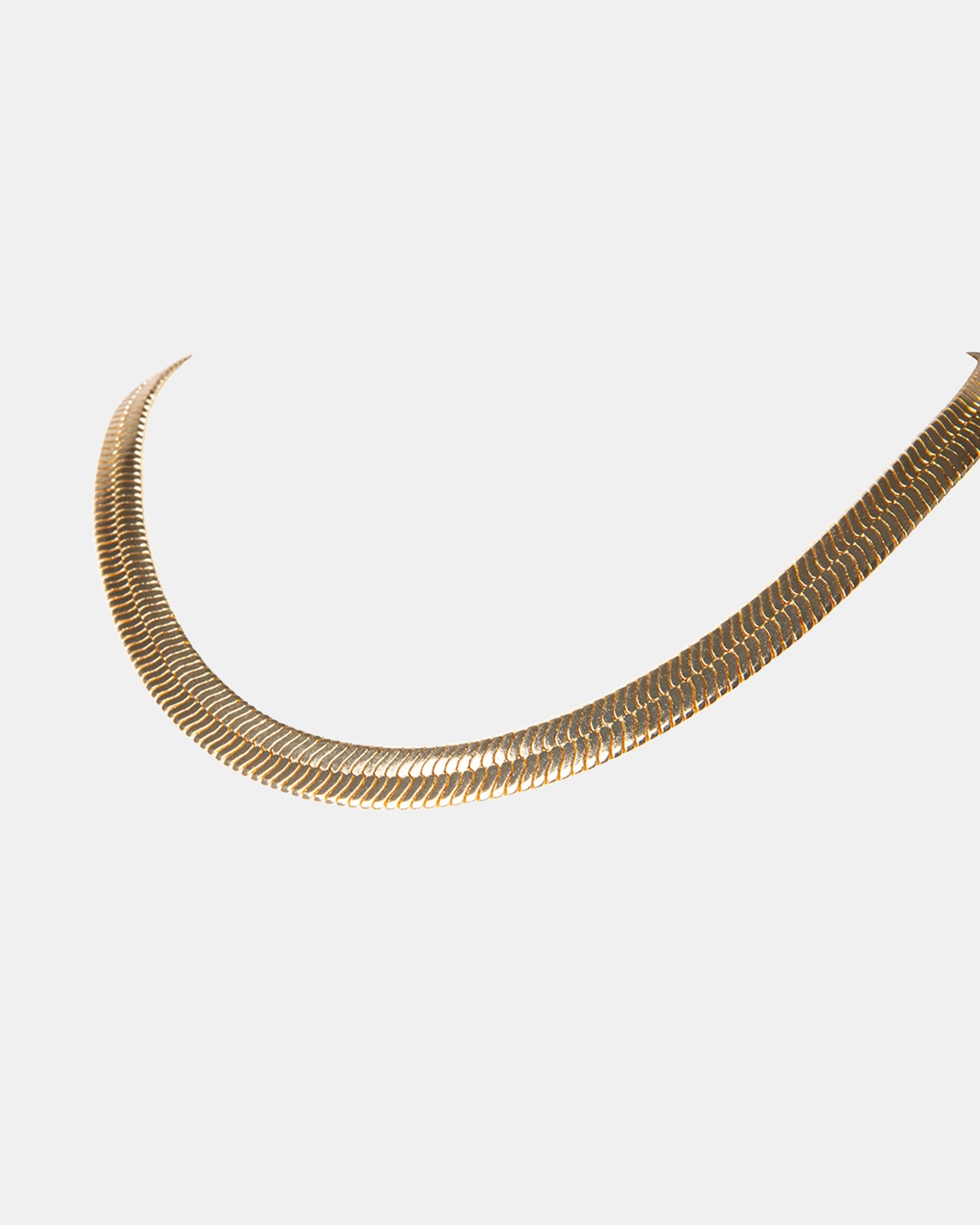 HERRINGBONE THICK CHAIN NECKLACE GOLD - Jewelry - Steve Madden Canada