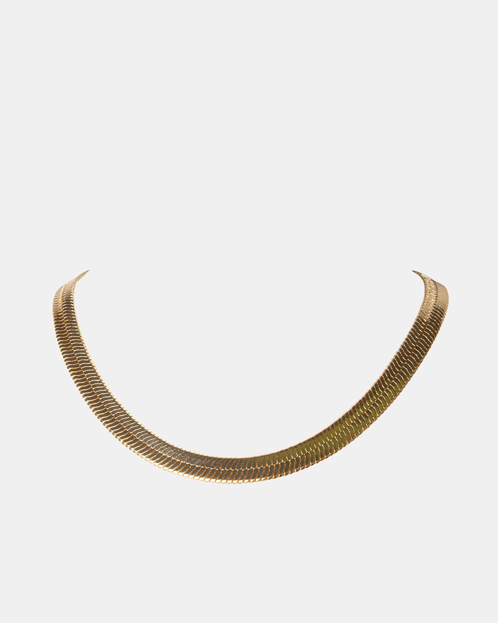 HERRINGBONE THICK CHAIN NECKLACE GOLD - Jewelry - Steve Madden Canada