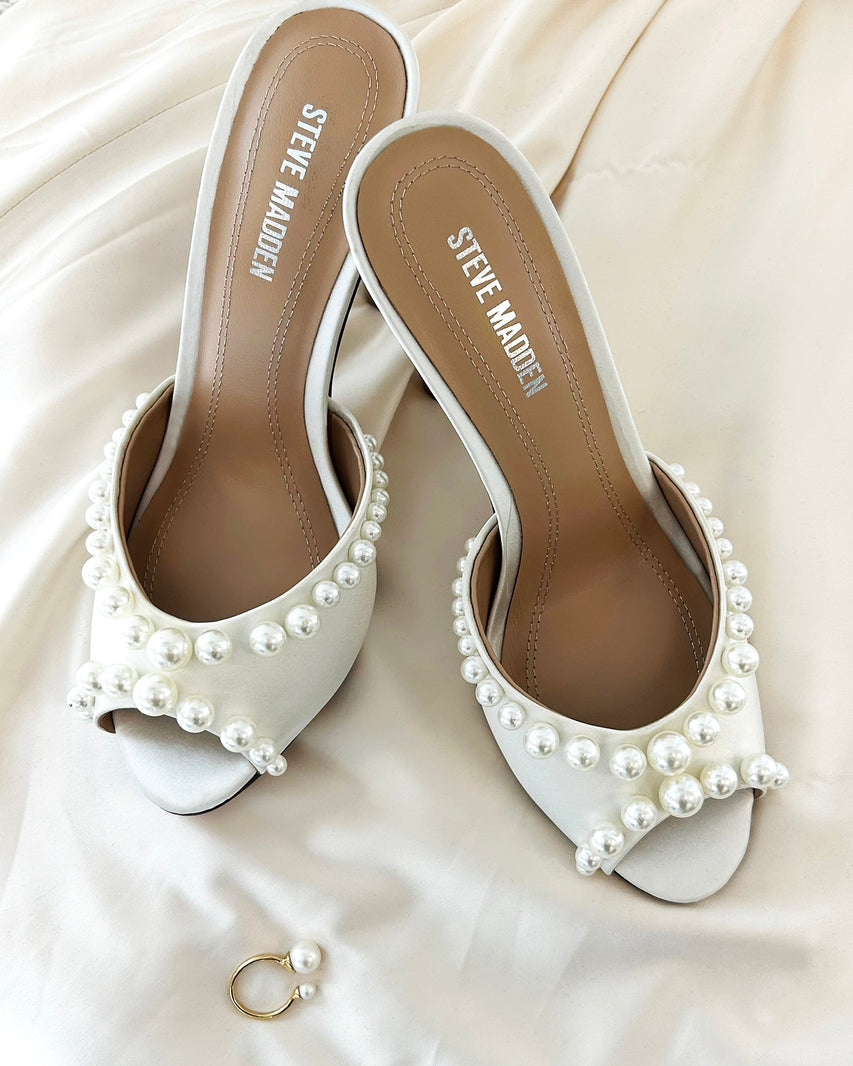 PRIYA-P WHITE SATIN - Women's Shoes - Steve Madden Canada