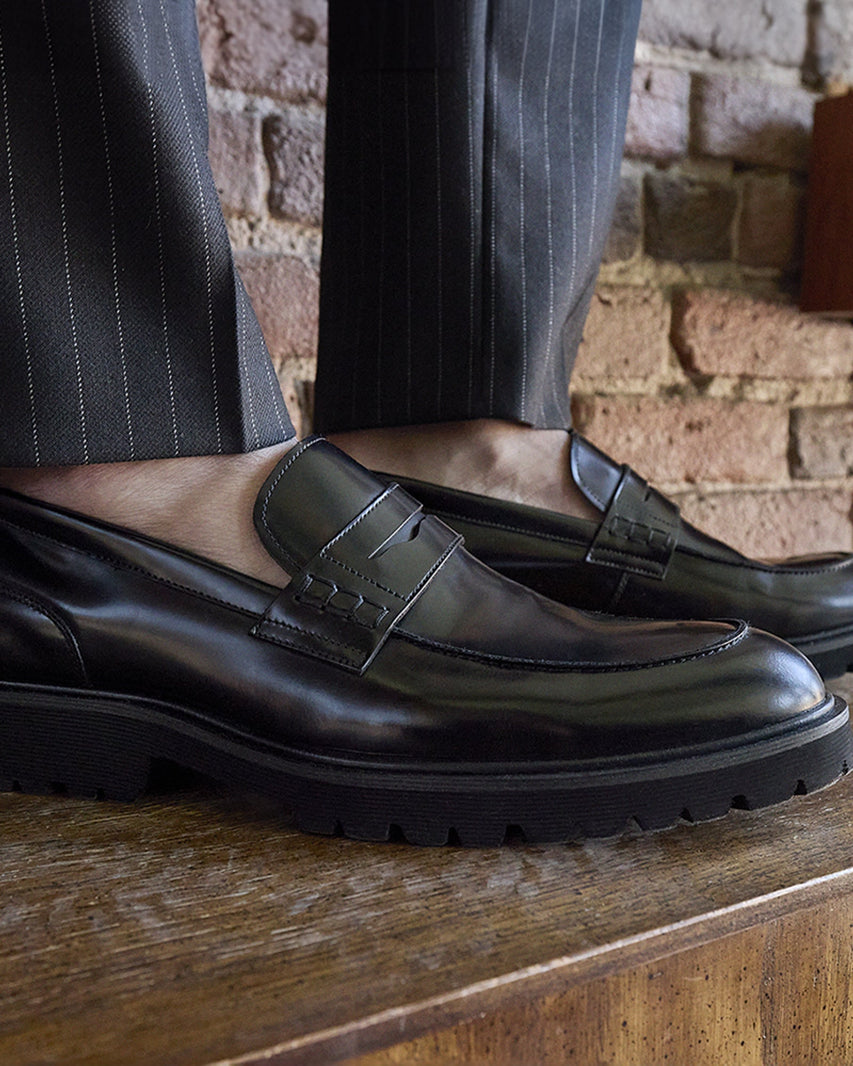 MAISONN BLACK LEATHER - Men's Shoes - Steve Madden Canada