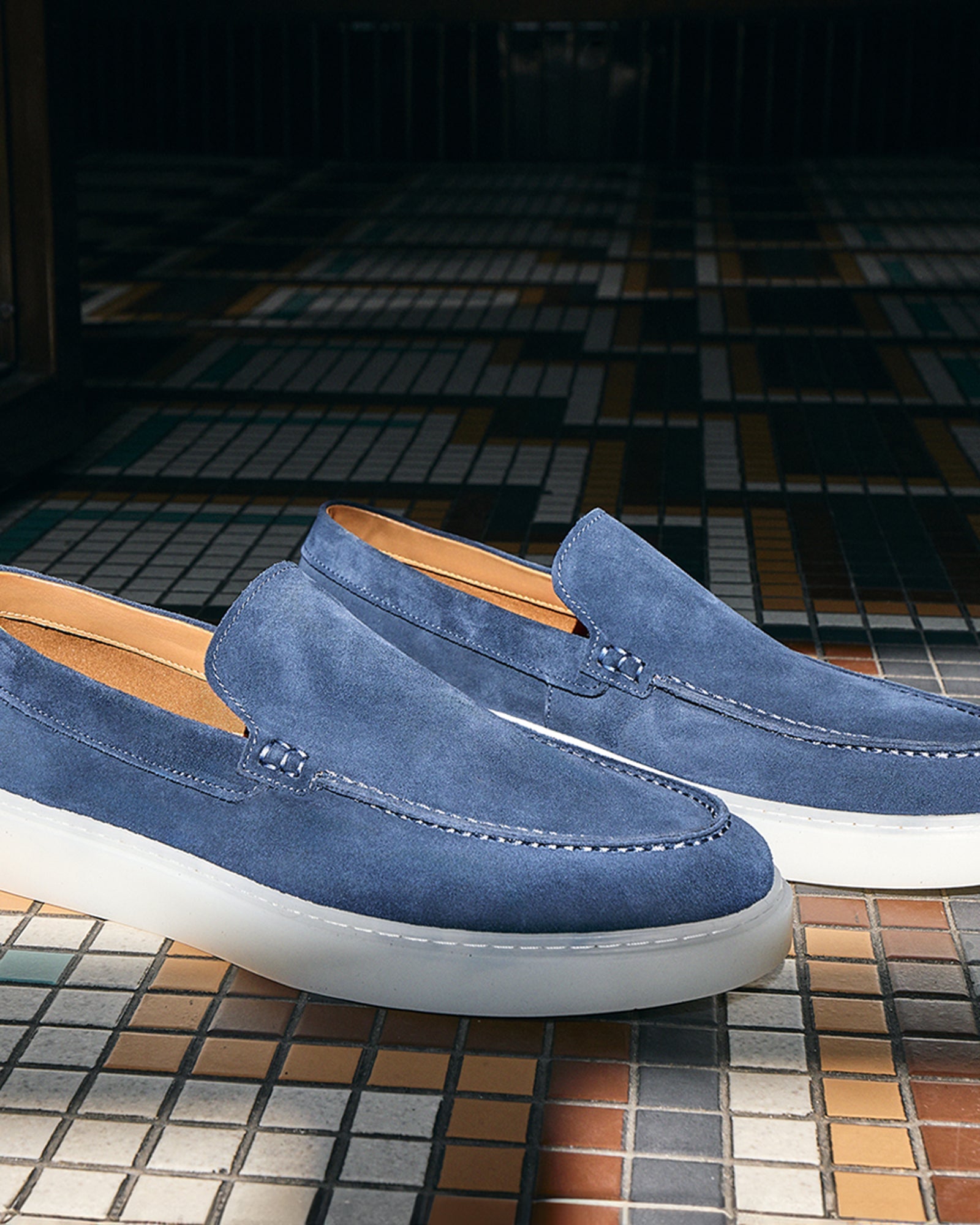 LENNYN NAVY SUEDE - Men's Shoes - Steve Madden Canada