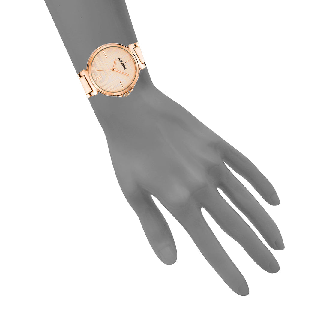 CLEAN LINE LINK WATCH ROSE GOLD - Jewelry - Steve Madden Canada