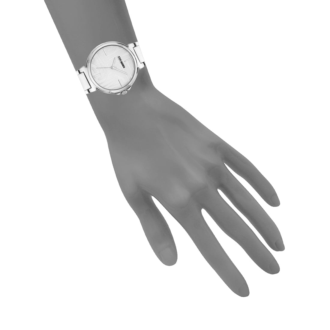 CLEAN LINE LINK WATCH SILVER - Jewelry - Steve Madden Canada