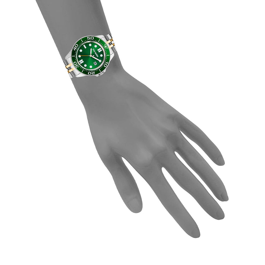 CLASSIC STATEMENT WATCH GOLD/GREEN - Jewelry - Steve Madden Canada