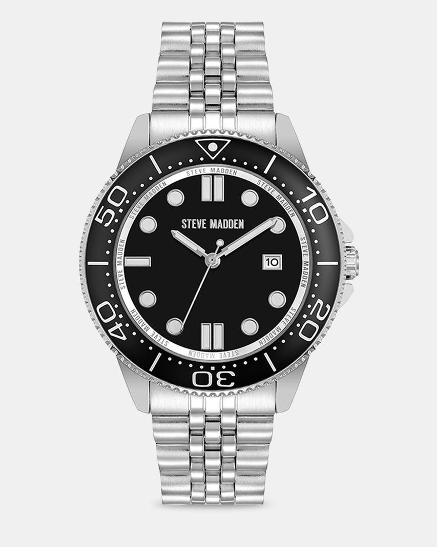 CLASSIC WATCH SILVER MULTI - Jewelry - Steve Madden Canada
