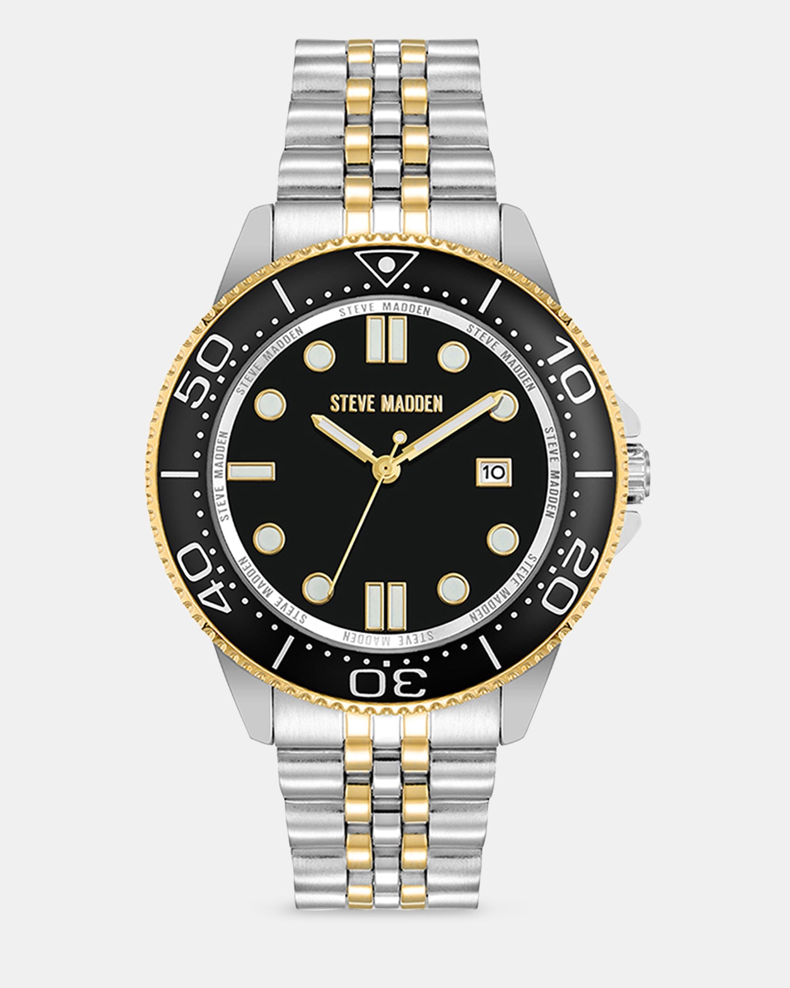 TWO TONE CLASSIC WATCH SILVER MULTI - Jewelry - Steve Madden Canada