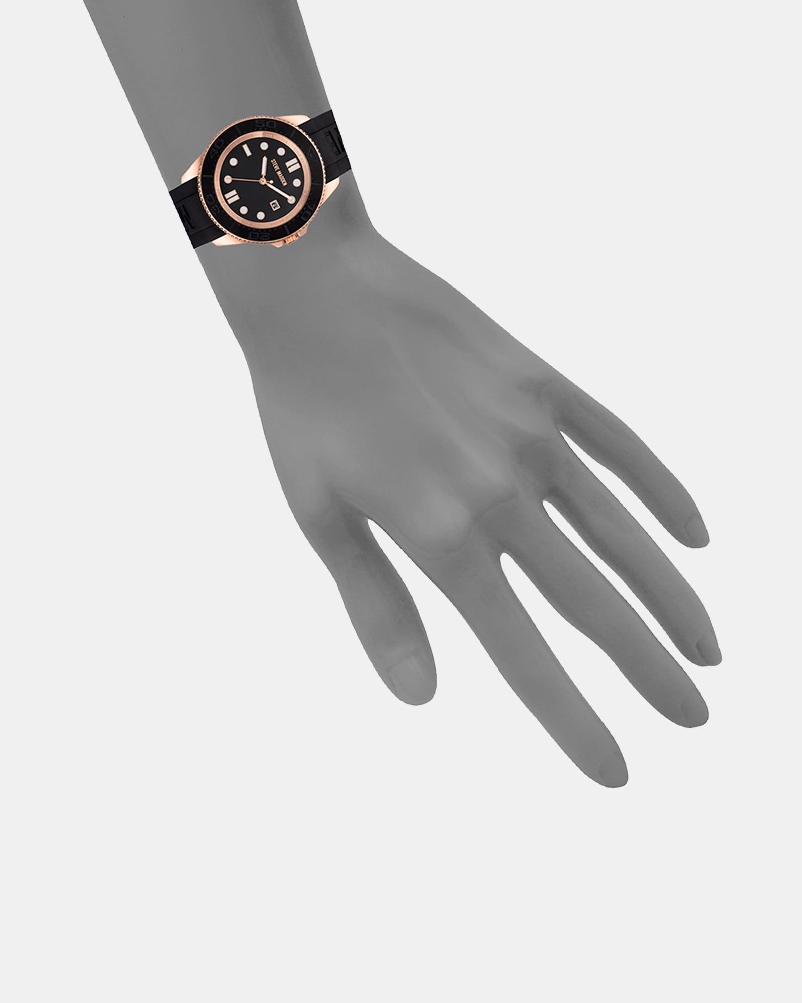 RUBBERIZED ENAMEL CASE WATCH ROSE GOLD MULTI - Jewelry - Steve Madden Canada