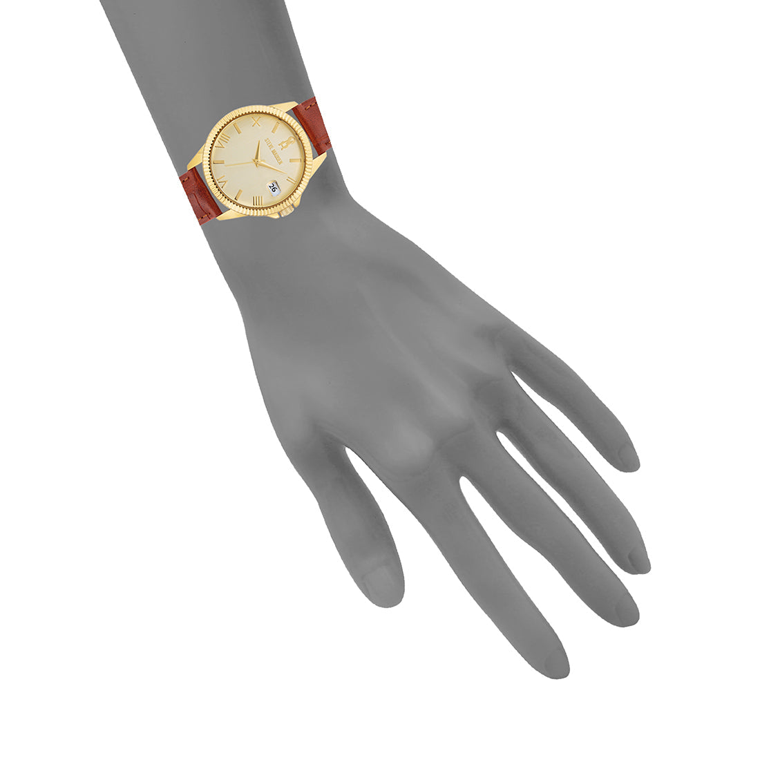 CLASSIC EMBOSSED WATCH GOLD MULTI - Jewelry - Steve Madden Canada
