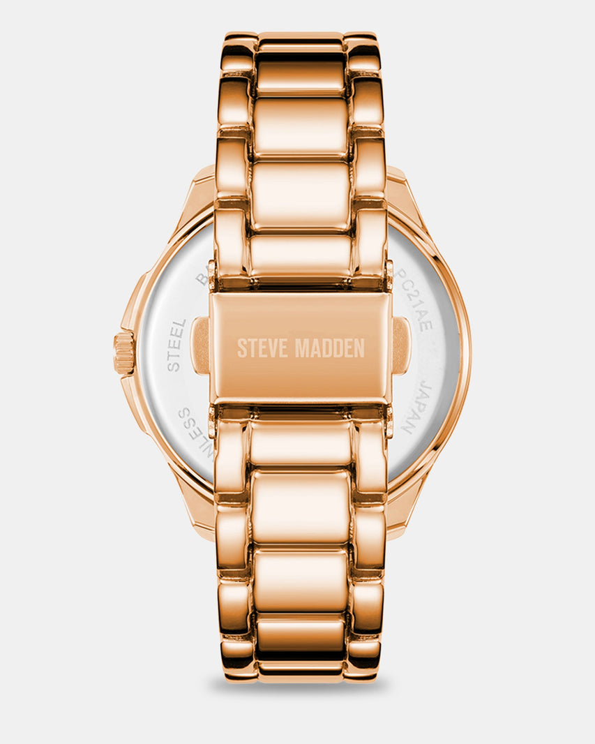 CLASSIC WATCH ROSE GOLD - Jewelry - Steve Madden Canada