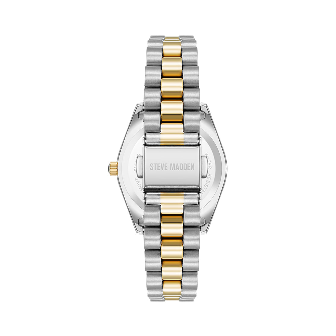 TWO TONE STATEMENT WATCH SILVER MULTI - Jewelry - Steve Madden Canada